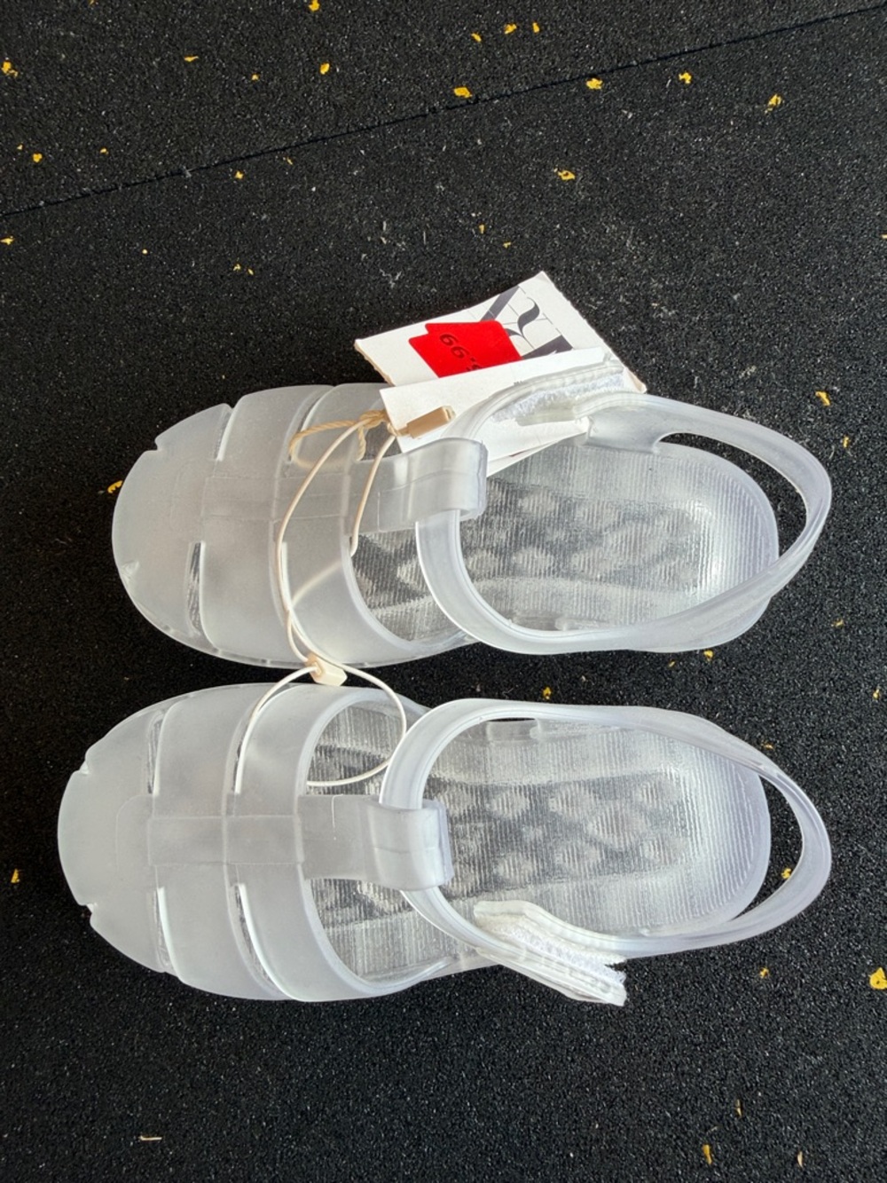 Zara Clear Jelly Fisherman Sandals NWT - Picture 4 of 8
